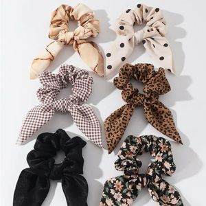 6 Detail Hair Tie Scrunchies